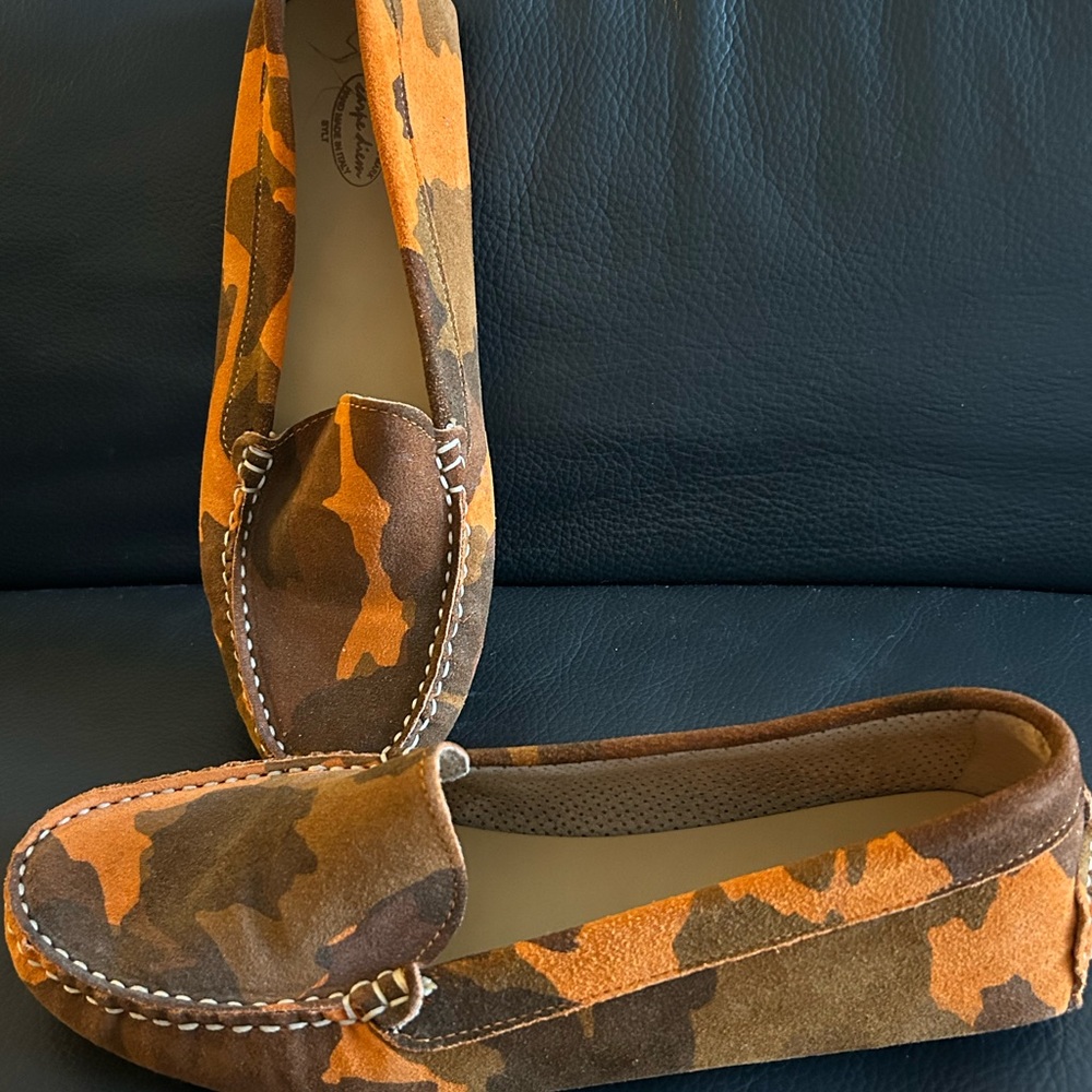 Carpe Diem suede multi color driving loafers - Sz 9